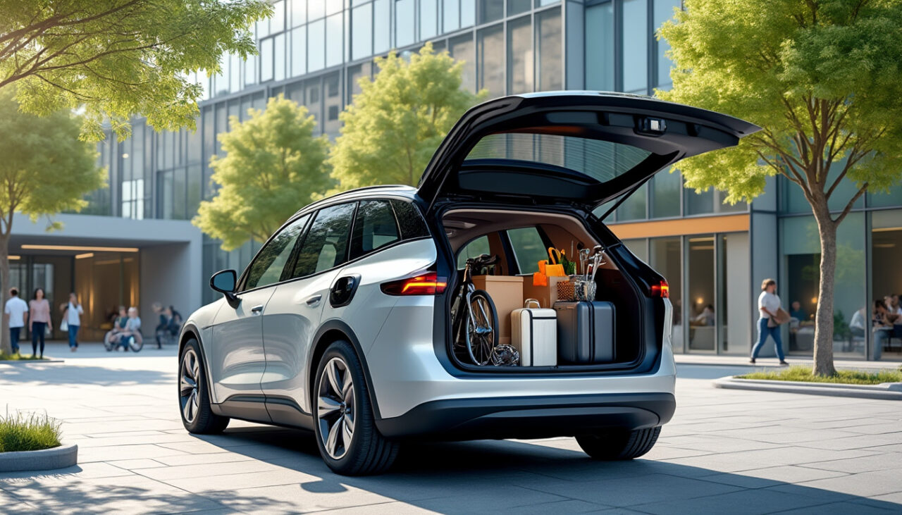 découvrez la voiture électrique qui allie performance et praticité, offrant le plus grand espace de coffre du marché. idéale pour vos voyages en famille ou vos aventures, cette voiture vous garantit confort et fonctionnalité. ne sacrifiez plus l'espace pour une conduite écologique!